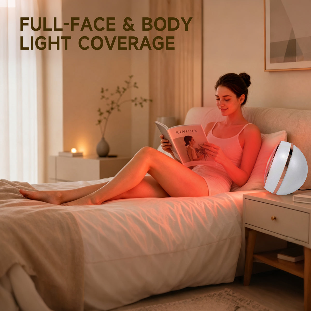 Lovetenet A083 · Full-Face Red Light Panel