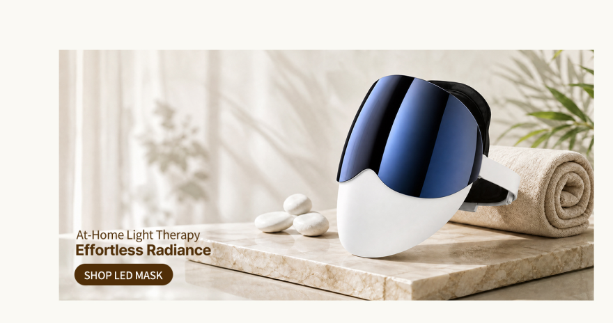 Lovetenet A097 premium face mask in a calm at-home setting