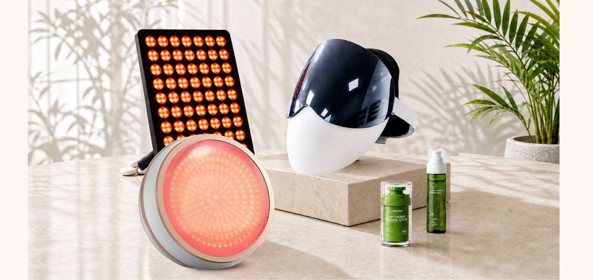 Lovetenet light therapy devices and skincare collection