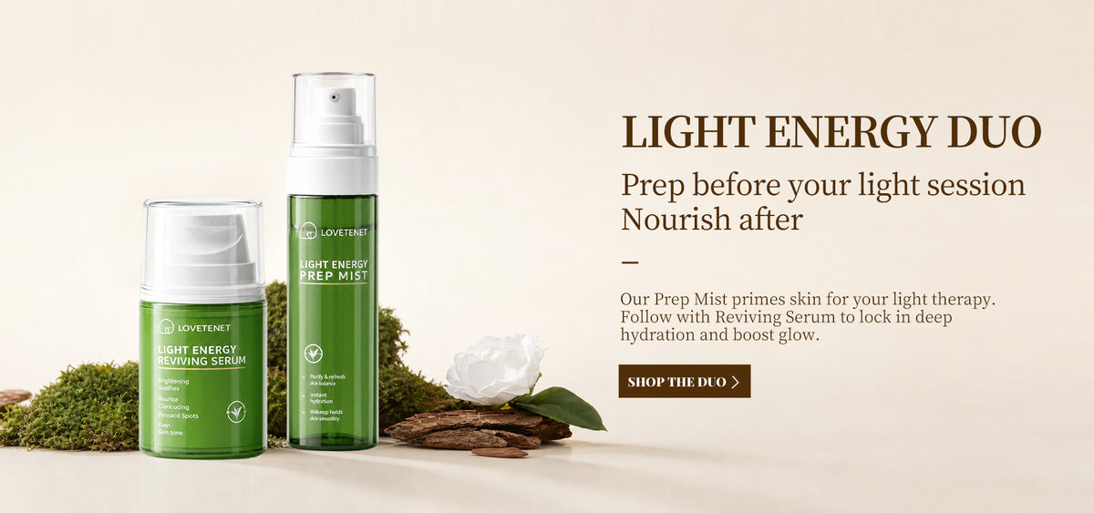Lovetenet Light Energy Prep Mist and Reviving Serum